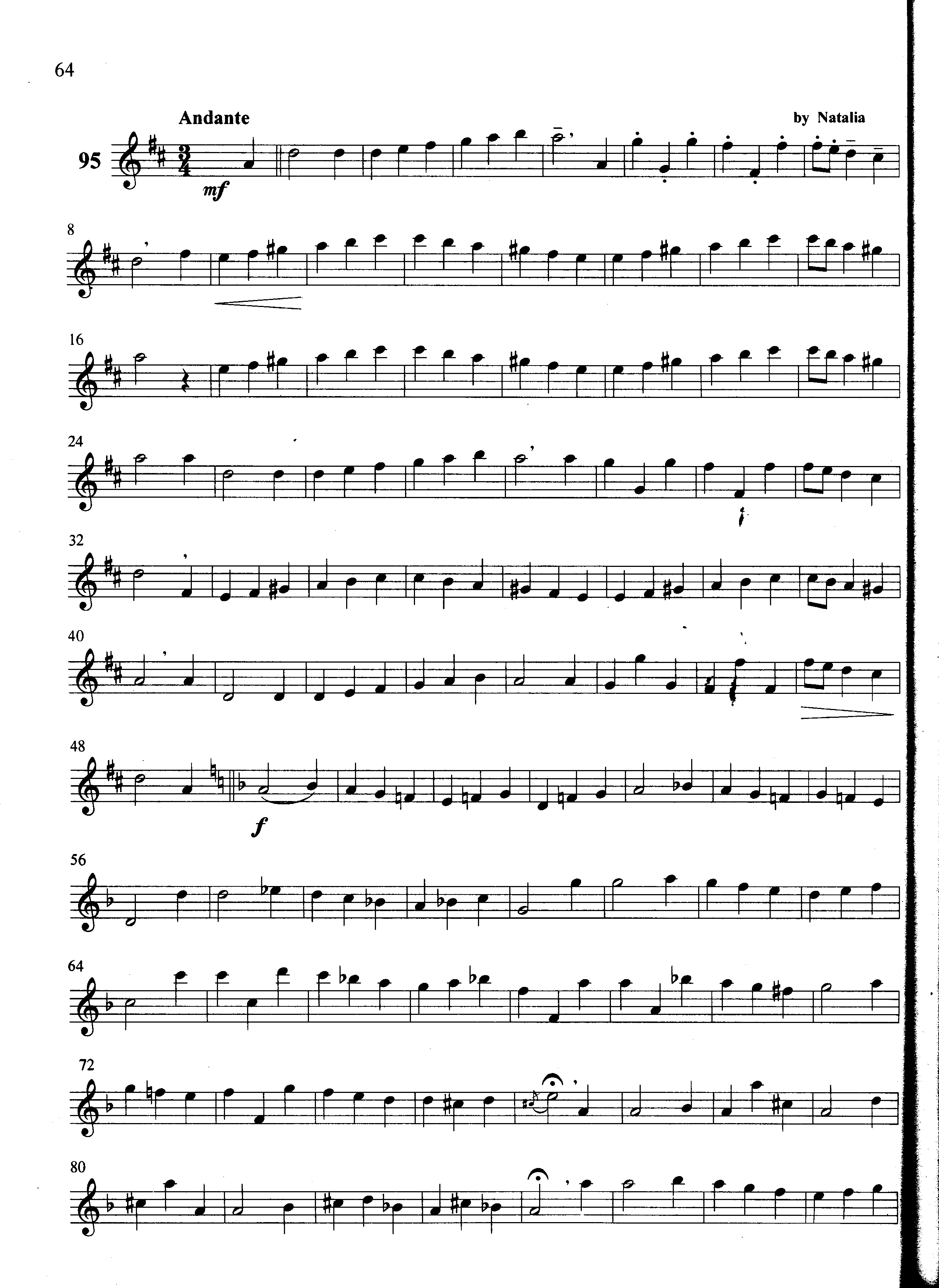 萨克斯管练习曲第100—064页