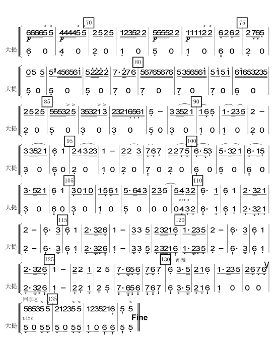 采茶舞曲大提