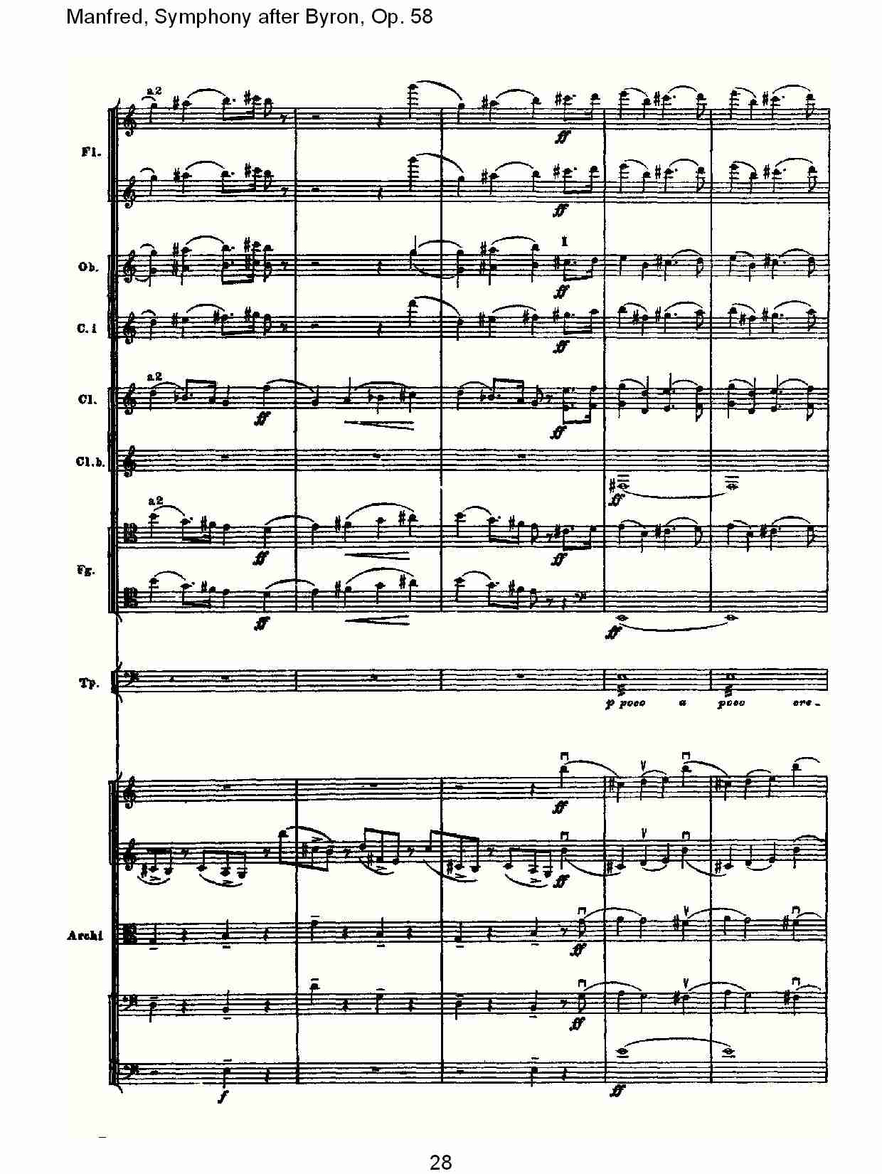 Manfred, Symphony after Byron, Op.58第一乐章（六）