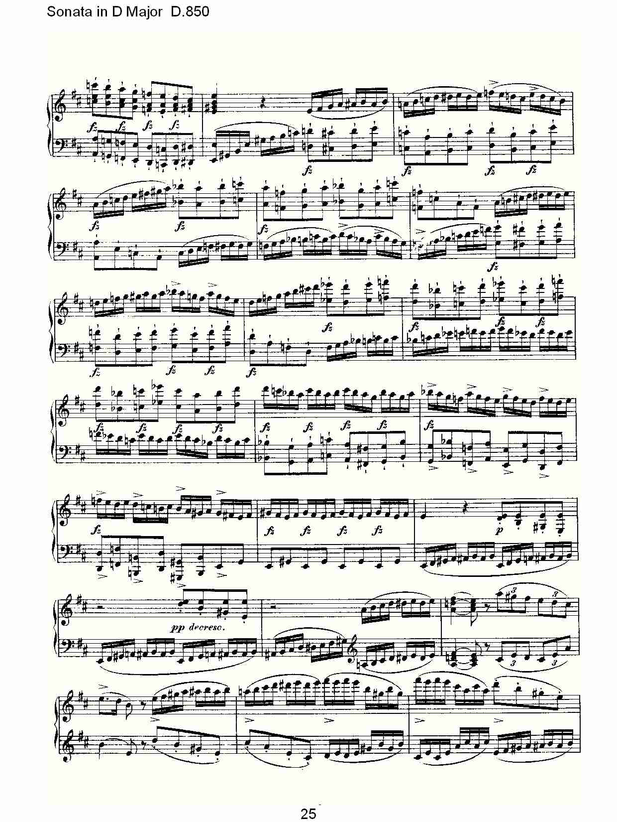 Sonata in D Major D.850   D大调奏鸣曲D.850（五）