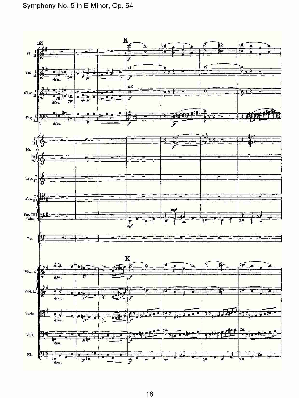 E小调第五交响曲,  Op.64第四乐章（四）