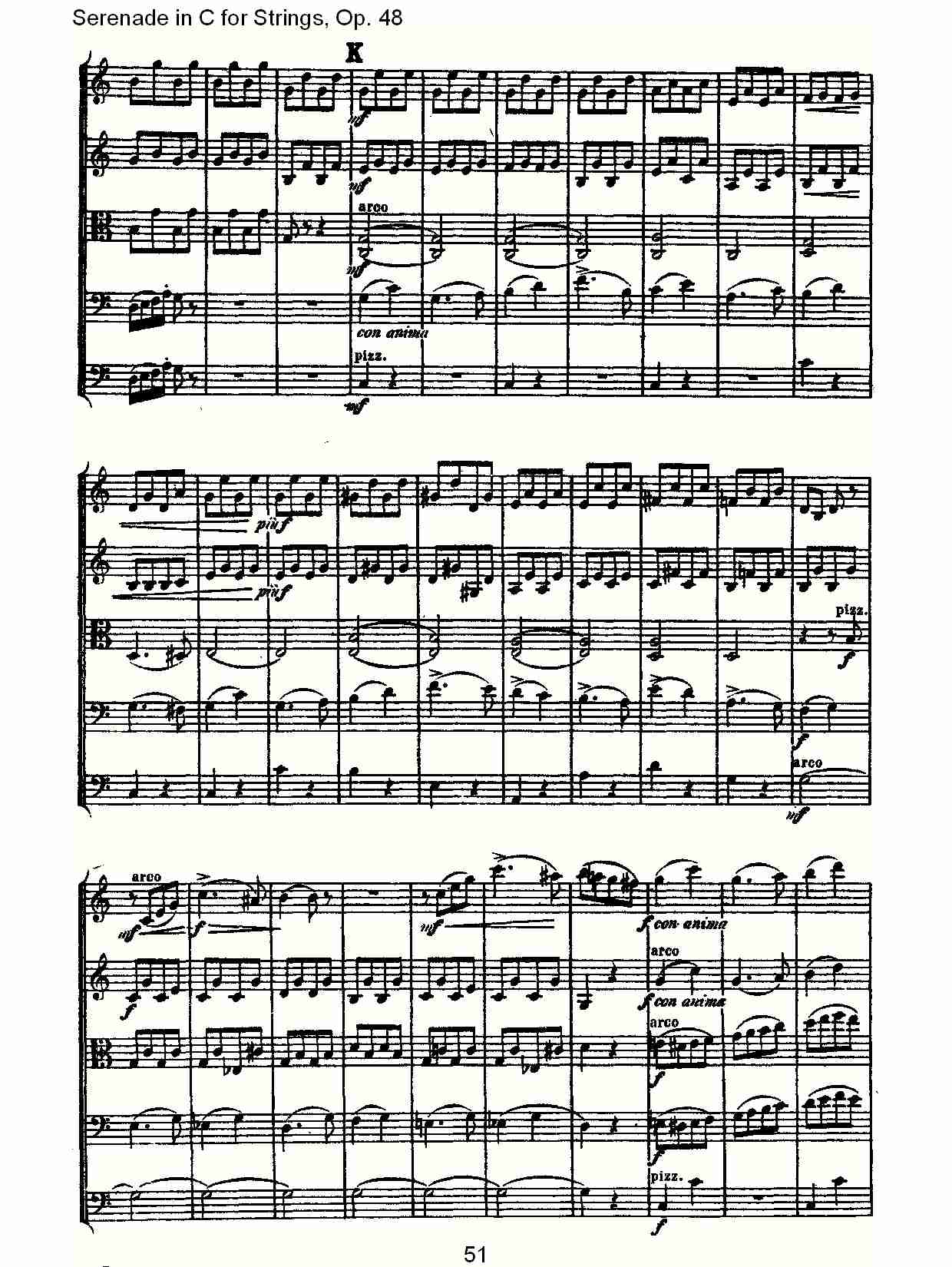 Serenade in C for Strings, Op.48  C调弦乐小夜曲，Op.48（十）