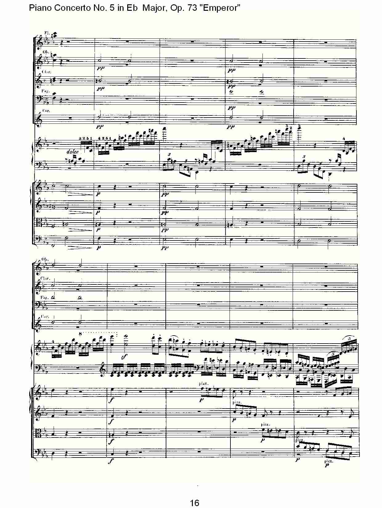 Eb大调钢琴第五协奏曲 Op.73“皇帝”第一乐章(二)