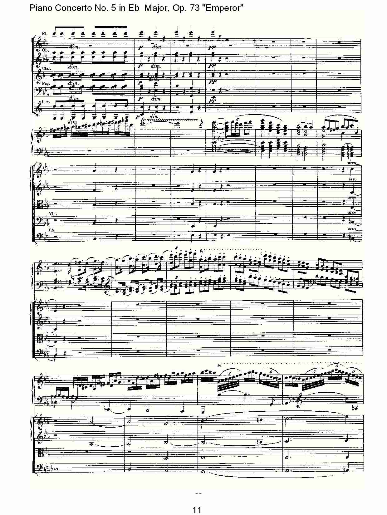 Eb大调钢琴第五协奏曲 Op.73“皇帝”第一乐章(二)