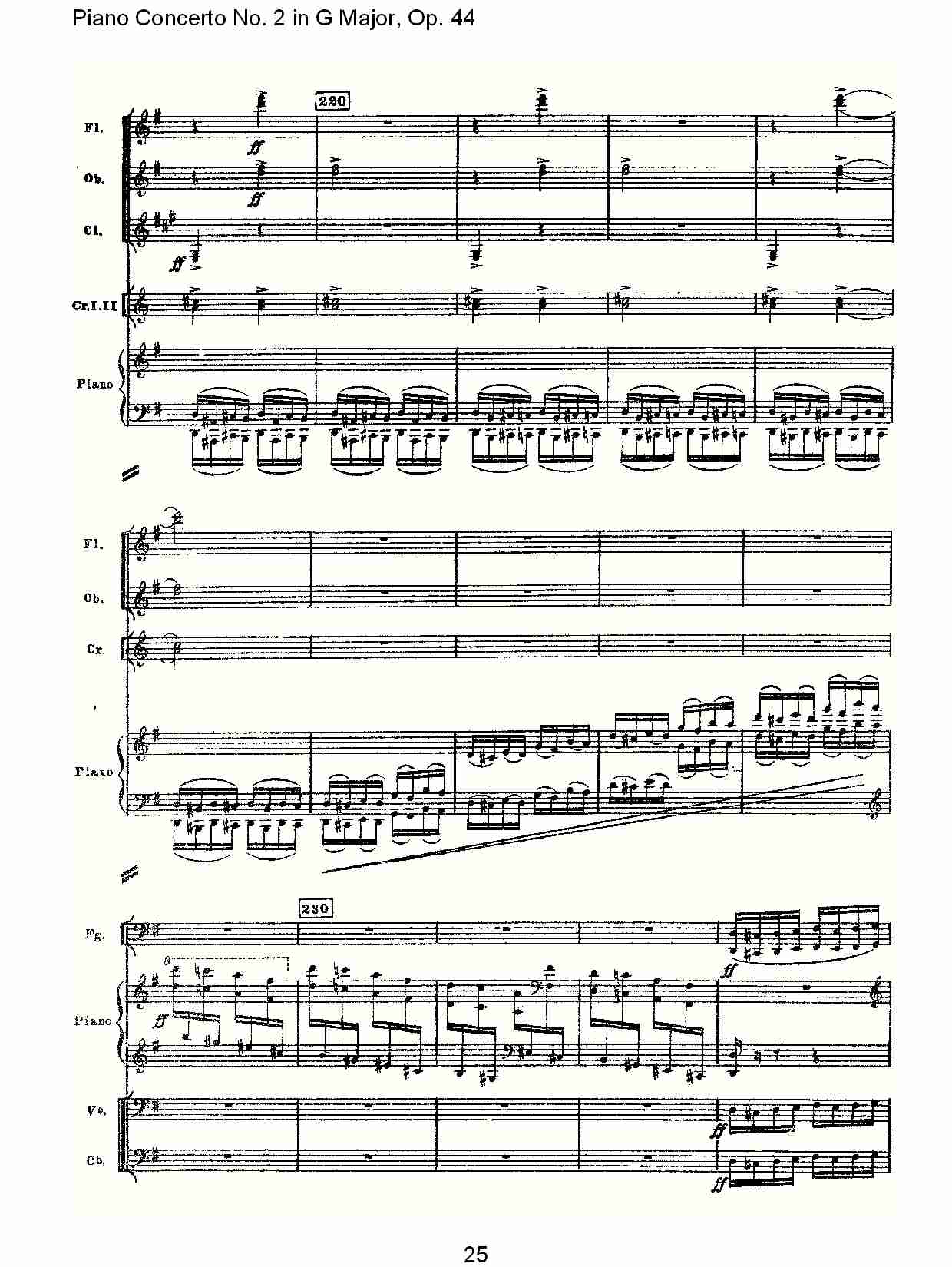 G大调第二钢琴协奏曲, Op.44第三乐章（五）