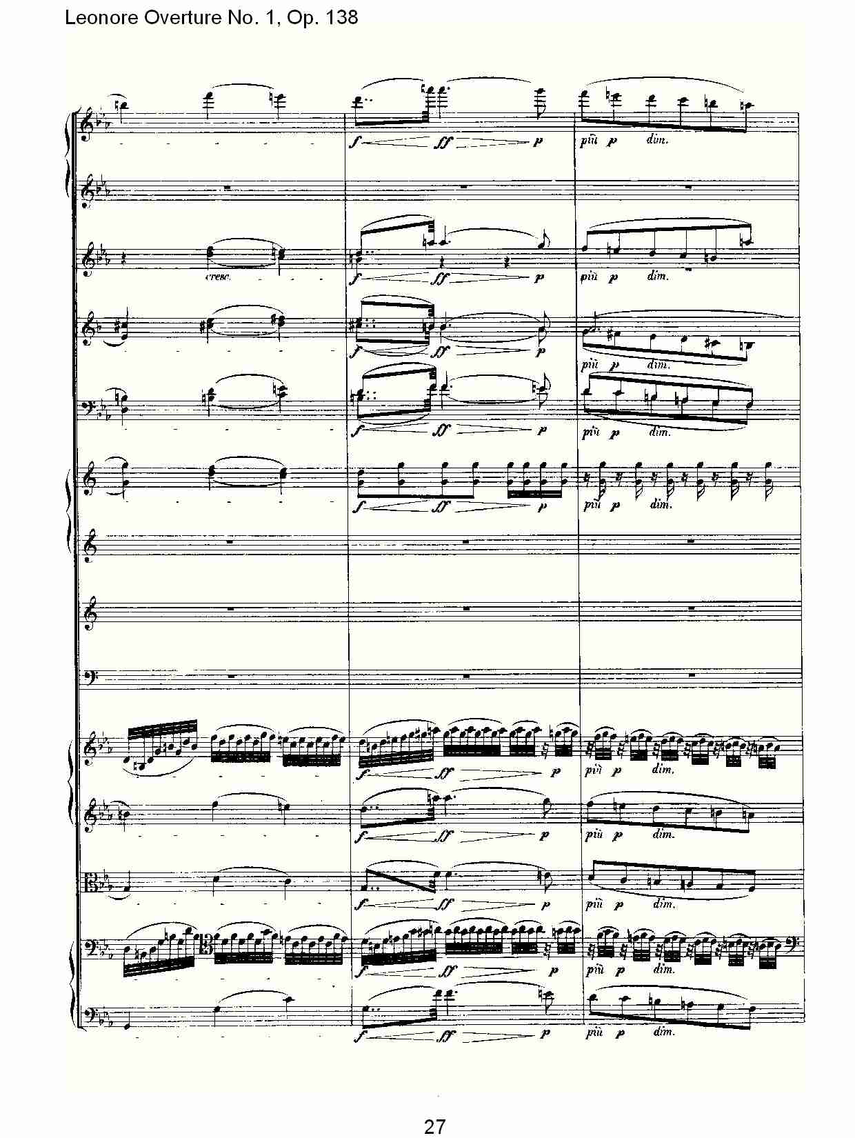 Leonore Overture No.1, Op. 138　（三）