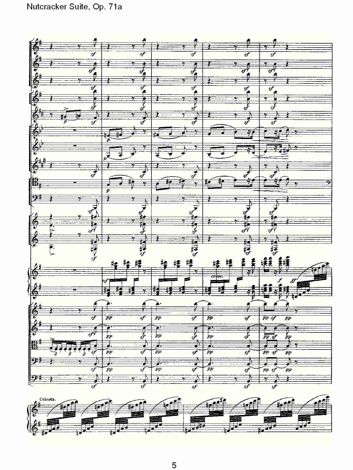 Nutcracker Suite, Op.71a   胡桃铗套曲，Op.71a第三乐章（一）