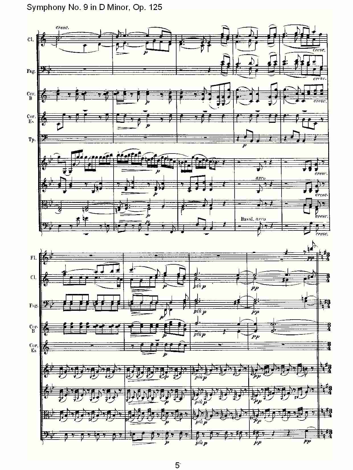 （D小调第九交响曲 Op.125）第三乐章（一）