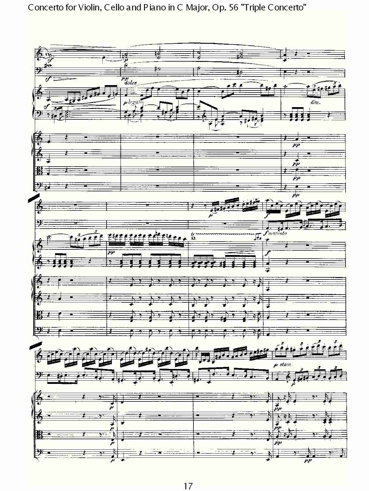 C大调大提琴与钢琴协奏曲 Op.56第一乐章(二)