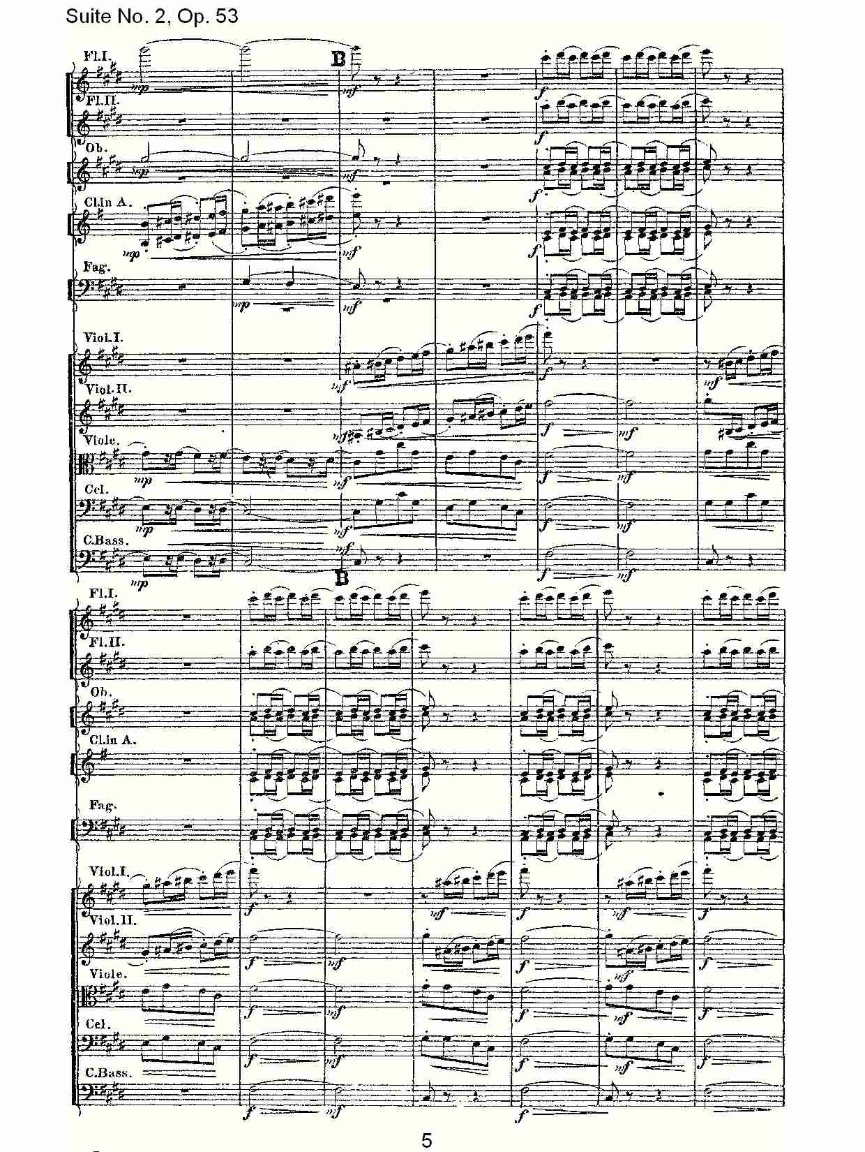 Suite No. 2, Op.53  第二套曲,Op.53第三乐章（一）