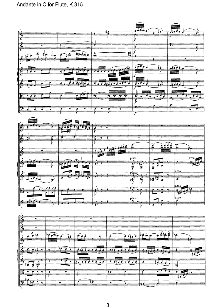 Andance in C for Flute