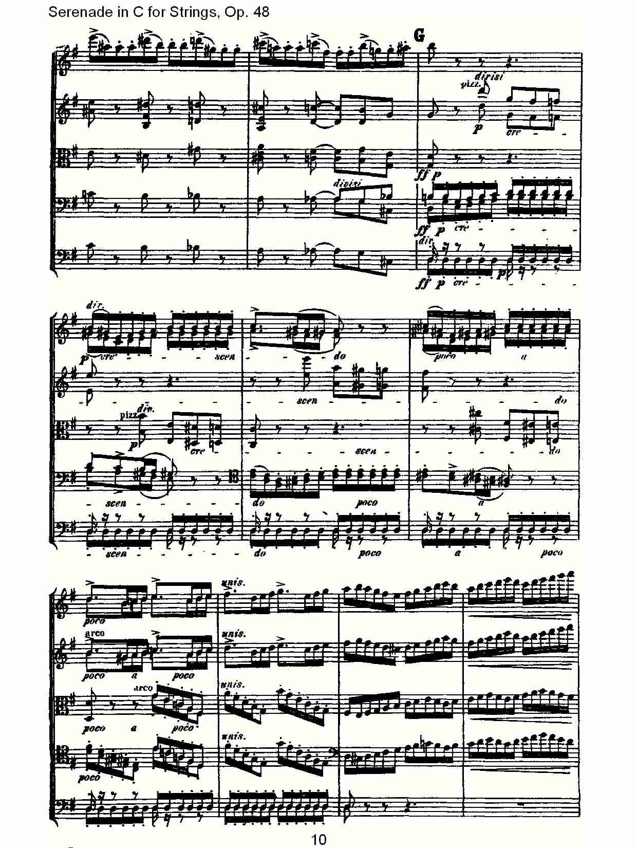 Serenade in C for Strings, Op.48  C调弦乐小夜曲，Op.48（二）