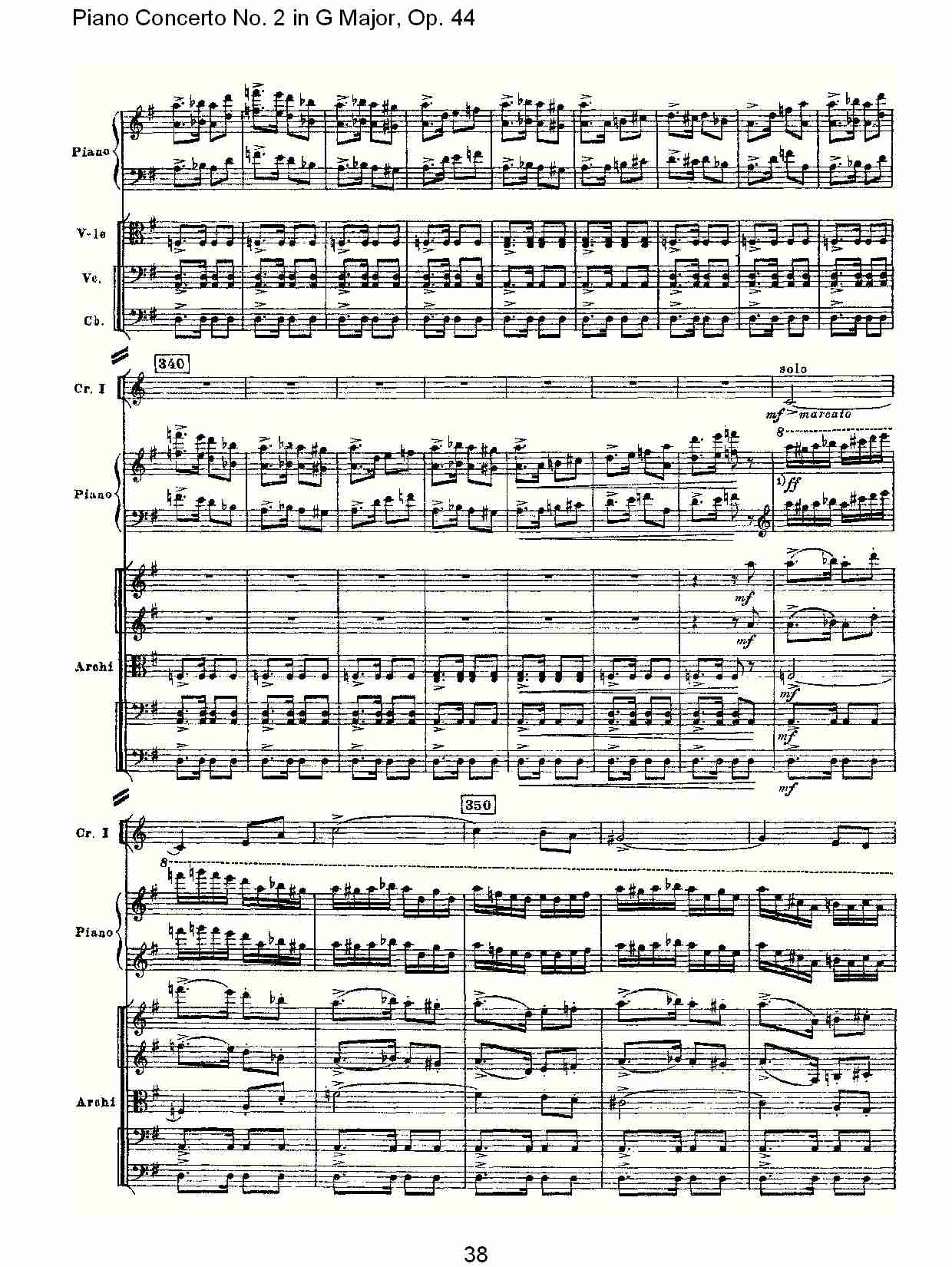 G大调第二钢琴协奏曲, Op.44第三乐章（八）