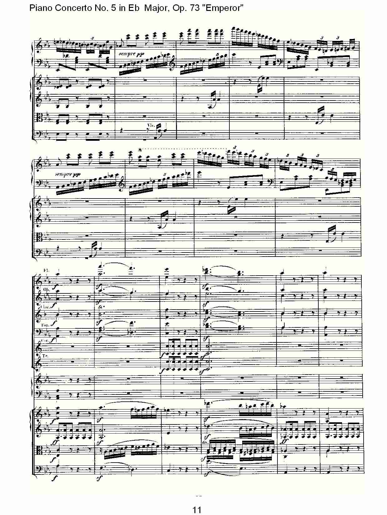 Eb大调钢琴第五协奏曲 Op.73“皇帝”第三乐章(二)