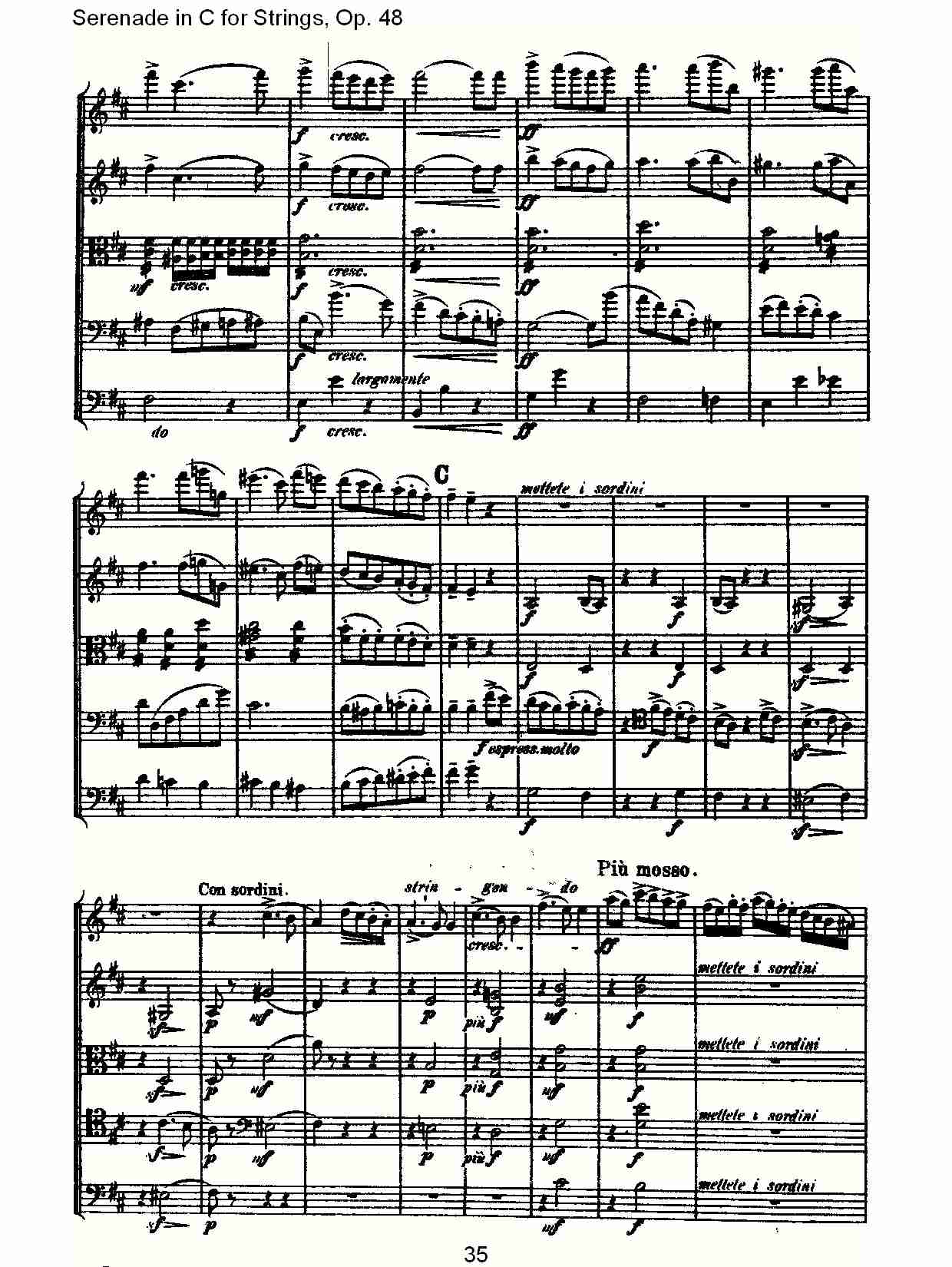 Serenade in C for Strings, Op.48  C调弦乐小夜曲，Op.48（七）