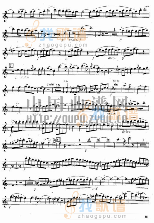 莫扎特C大调长笛协奏曲(Morzat C Major Concerto)