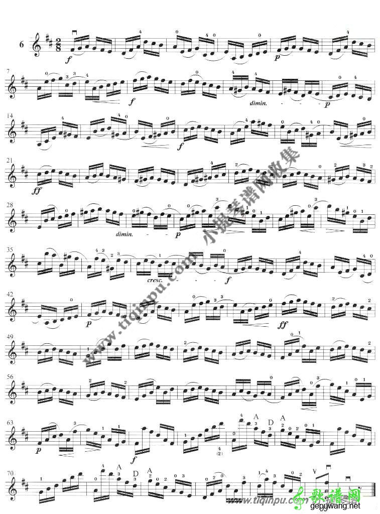 顿特二十四首练习曲op.37（6—9）