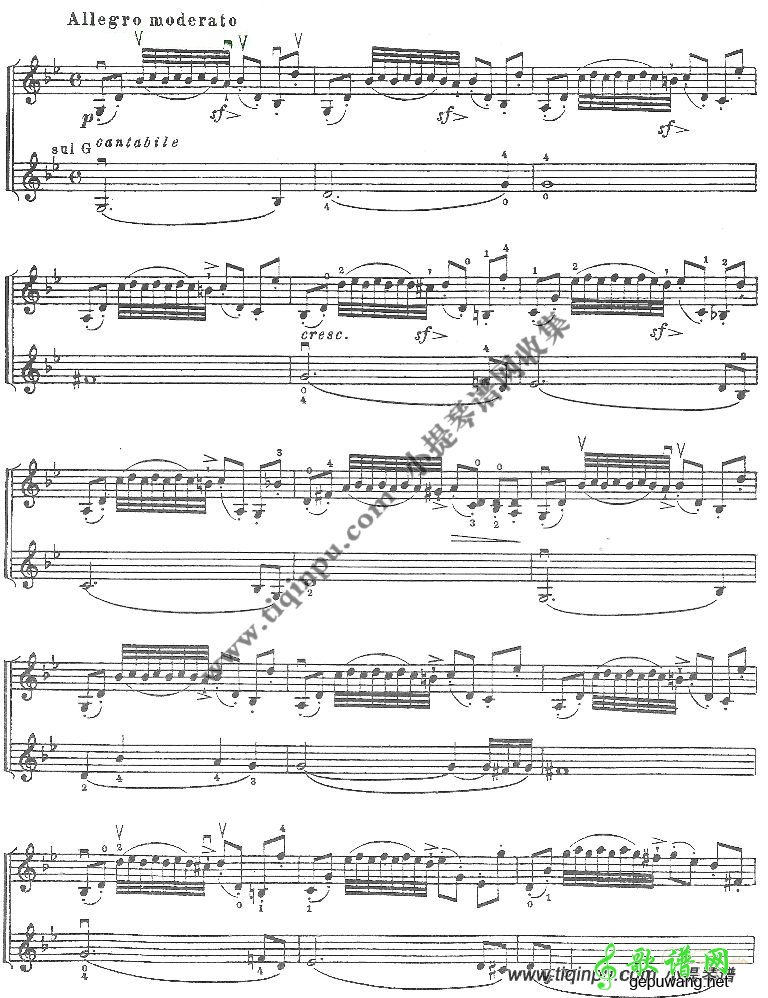 维尼亚夫斯基《练习曲》OP.18（第1首）